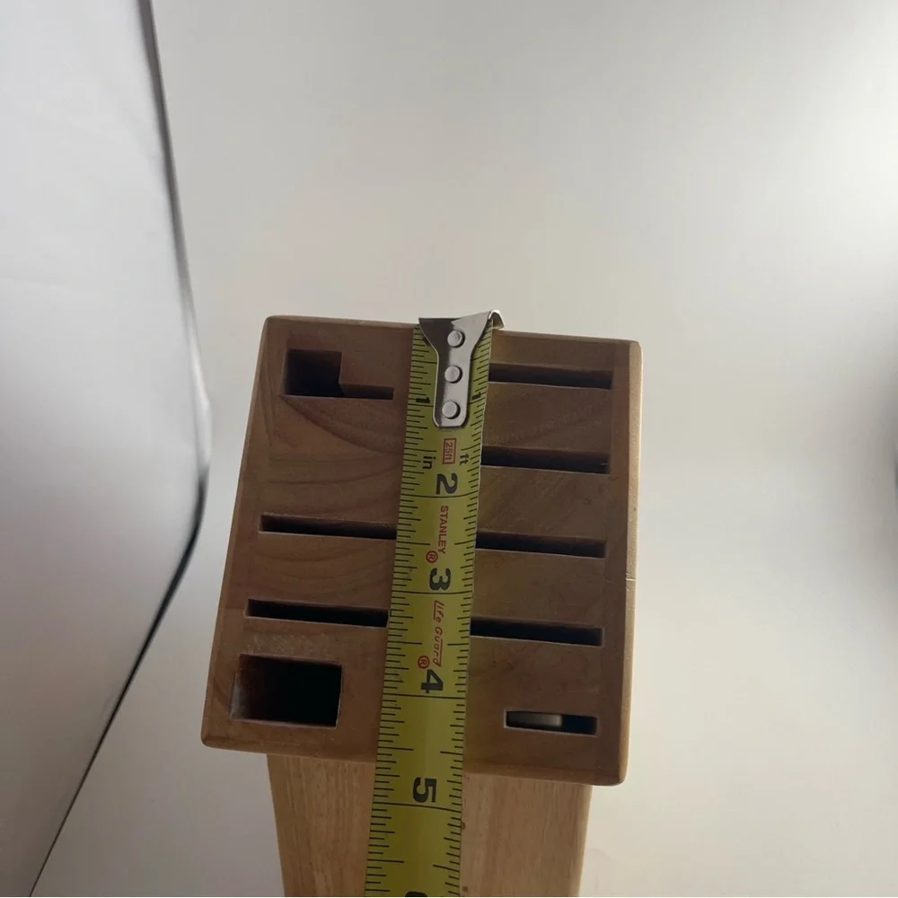 J.A. Henckels International 9 slot Hardwood Knife Storage Block